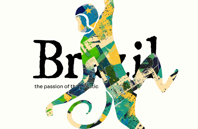 Model sitting on a chair, posing artistically